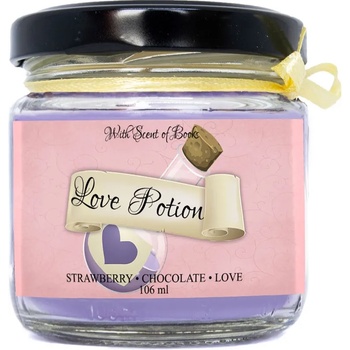 Image 1 of With Scent of Books Ароматна свещ - Love potion, 106 ml (LOVE POTION 106 ml)