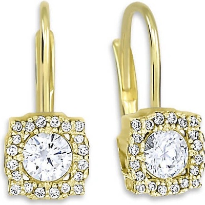 Soliter Štvorcové visiace náušnice zo zlata 239 001 00976