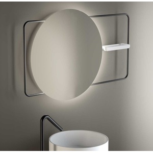 Progetto Group LED ОГЛЕДАЛО С РАФТ ZERO 16 КРЪГЛО 120x80 (1138.12080.17)