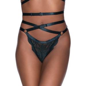 KILLSTAR Бикини (танга) KILLSTAR - Shes Deadly Lace - EMERALD - KSRA003282