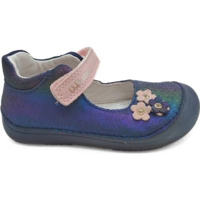 D.D.Step baleríny duha kožené royal blue
