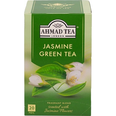 Ahmad Tea zelený čaj v nálevových vreckách Jasmine Romance 20 x 2 g