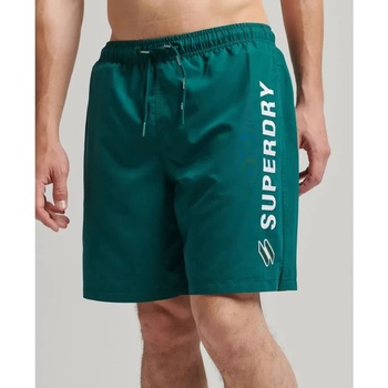Superdry Бански гащета Superdry Code Applque 19Inch swimming shorts - Green (Green)