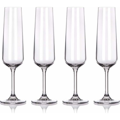 Súprava pohárov na sekt MARTA 4 x 205 ml