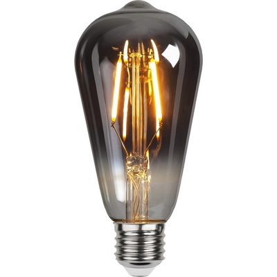 Star Trading Топла LED крушка с нажежаема жичка E27, 2 W Plain Smoke - Star Trading (355-84)