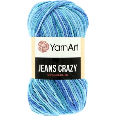 YarnArt Jeans Crazy 8212 modrá