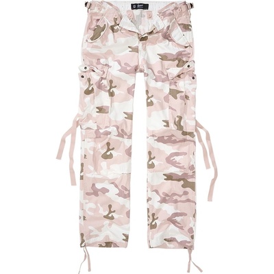 Nohavice Brandit M65 Ladies Trouser pink-camo