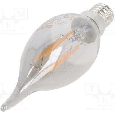 GTV Poland LD-C35FP4-18L Žárovka LED šedá E14 230VAC 200lm 4W 360° 1800K