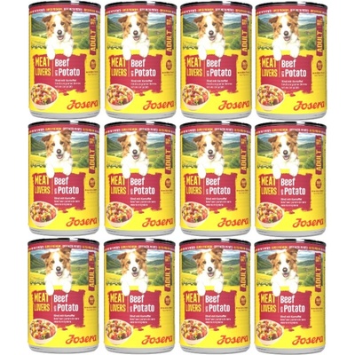 Josera Meatlovers Menu Hovädzie mäso so zemiakmi 12x400 g