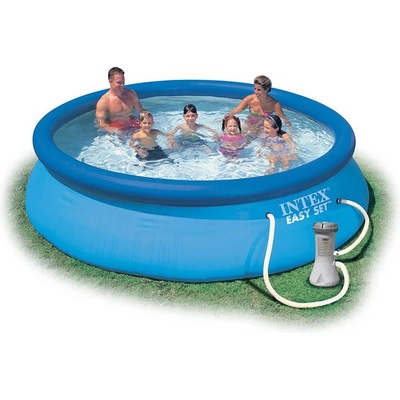 Intex Комплект басейн Intex Easy 366x76 см, с филтърна помпа - 28132