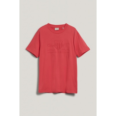 Gant reg Tonal shield SS watermelon red