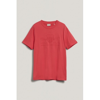 Gant reg Tonal shield SS watermelon red