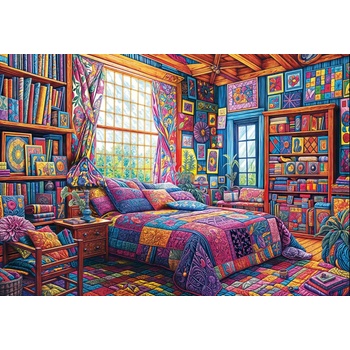 Bluebird Puzzle - Puzzle My Colorful Bedroom - 1 000 piese