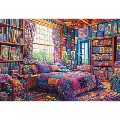 Bluebird Puzzle - Puzzle My Colorful Bedroom - 1 000 piese