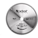 Pilové kotouče a pásy EXTOL PREMIUM pilový kotouč s SK plátky, 300x2,2x30mm, 96T, šířka SK plátků 3,2mm