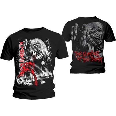 Iron Maiden tričko Number of the Beast Jumbo čierne