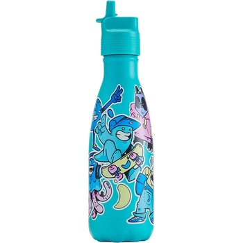 Chilly's Bottles Original Kids Crew Термо бутилка за деца 350 ml, синя (B35090RKST)