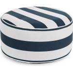 Bizzotto Надуваем пуф STRIPES 53x23 cm. бяло/синьо (0806759)