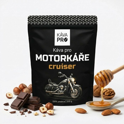KávaPRO Káva pro motorkáře Cruser mletí french press 250 g