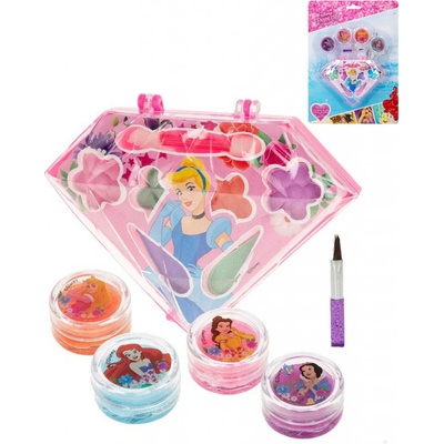 Disney Princess sada krásy s očními stíny a lesky na rty 10 ks