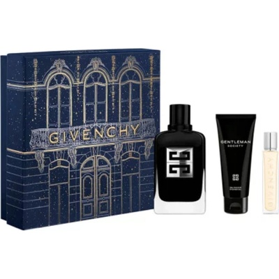 Givenchy Gentleman Society Gift Set - EDP 100 ml + Shower Gel 75 ml + EDP 12.5 ml за мъже