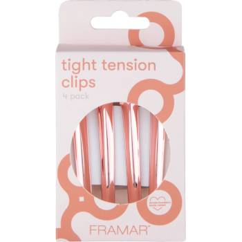 Framar Tight Tension Clips Rose Gold 4 ks