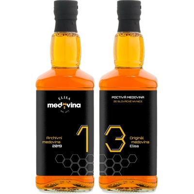 Medovina Elisa dárek k 13. výročí 11% 2 x 0,5 l
