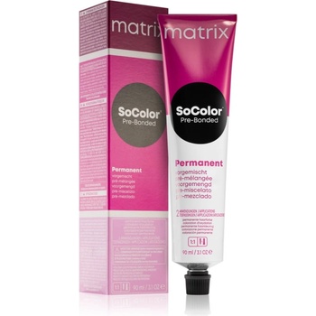 Matrix SoColor Pre-Bonded Blended перманентната боя за коса цвят 1A Schwarz Asch 90ml