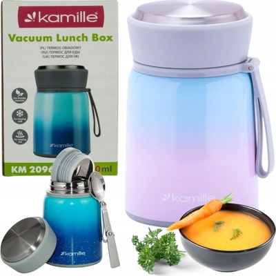 Kamille Jídelní termoska Kamille KM2096 530 ml fialová modrá