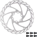 Force Kotouč brzdový Force-4 180 mm, 6 děr, stříbrný