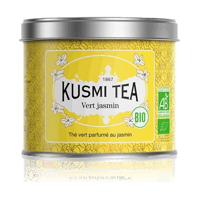 Kusmi Tea Organic Green Jasmine plechovka 100 g