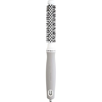 Olivia Garden Expert Blowout Shine Round Brush White & Grey 15 mm