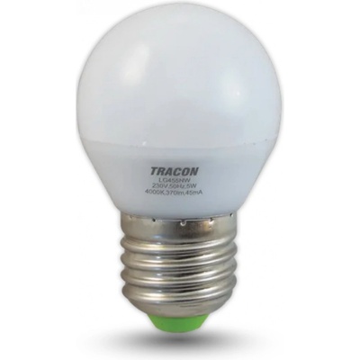 Tracon electric LED žárovka E27 5W teplá bílá