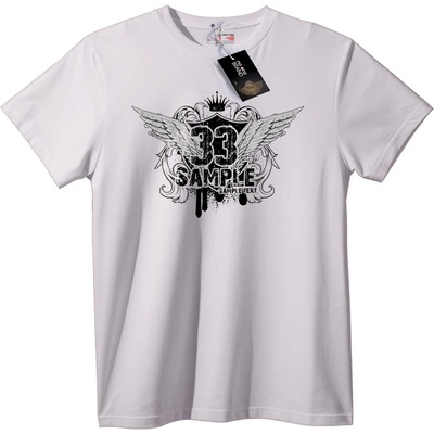 NOONEBRAND Тениска Корона с Крила - 2XL, Black