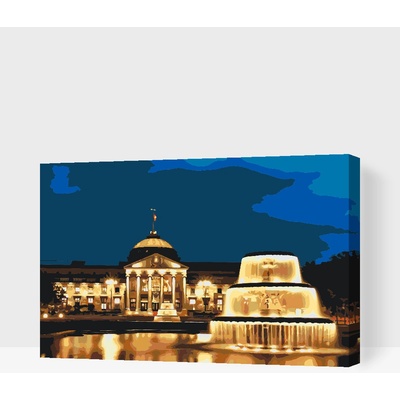 Vymalujsisam.cz Malování podle čísel Wiesbaden Velikost 40 x 60 cm Rámování Na kartonové desce