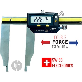 Microtech Дигитален шублер Microtech WIRELESS MICRON SwissMet Bi-Force - IP67, 600 мм, 0, 001 мм (141074696)
