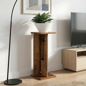vidaXL Стойка за растения 2 бр. Старо дърво 25 x 25, 5 x 60, 5 см (899671)