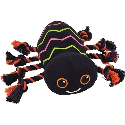 Nobby Halloween plyšová pavouk s lanem 21 x 28 cm