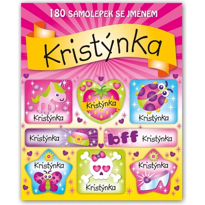 ARGUS Veselé nálepky samolepky s menom Kristýnka