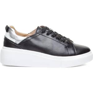  Обувки естествена кожа W186074 Black