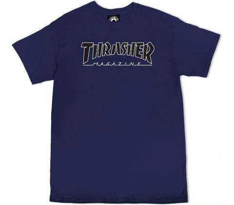 Thrasher Outlined navy black