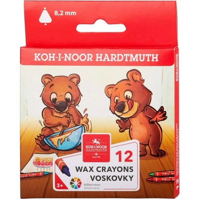 KOH-I-NOOR Voskovky trojhranné 8272/12 TENKÉ