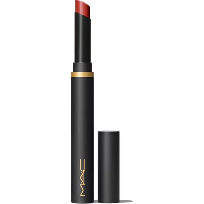 MAC Cosmetics Powder Kiss Velvet Blur Slim Stick matný hydratačný rúž Devoted To Chili 2 g