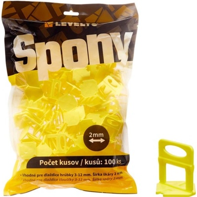 LEVELYS Spony 2mm 100ks/bal.