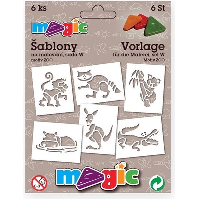 Primo Magic Papírové šablony sada W ZOO