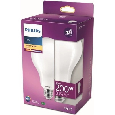 Philips LED žiarovka 1x23W E27 3452lm 2700K teplá biela, matná biela, EyeComfort