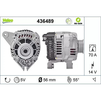 VALEO Alternátor VA 436489
