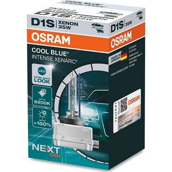Osram xenonová výbojka D1S 35W XENARC Cool Blue Intense NextGeneration 6200K +150% 1ks