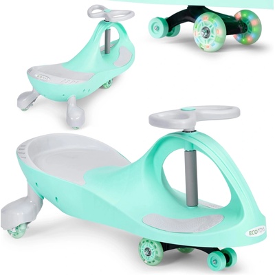 Ecotoys Gravitačné Odrážedlo Detské Koleso Led Zelené