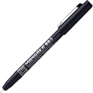 ZIG Mangaka Fineliner 003 Черен (CNM-003-010)